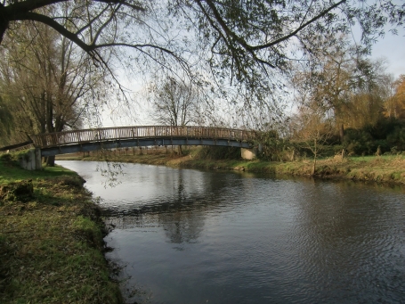 Goch : In der Nähe der Straße Am Gocher Berg, Niersbrücke am Papa-Klein-Wanderweg